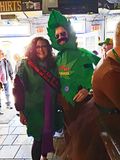 Bill with the Queen of Scots at Krewe of Lil T-Rock