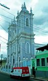 Bom Jesus dos Martirios Church in Maceio is covered with blue and white Portuguese tiles