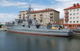 Ship Museum on the Dane River in Klaipeda, Lithuania