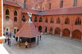 The High Castle Courtyard in Malbork Castle