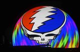 Grateful Dead Steal Your Face logo on the Sphere