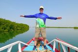 Bill on bow of river boat.JPG