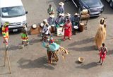 Tradional Togo dancers on the dock in Loma, Togo.JPG