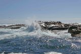 Waves crashing on Duiker Island, South Africa.JPG
