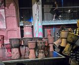 The evening started with everyone participating in African drumming.jpg