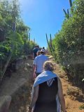 Hiking in the Greater Baths National Park , Virgin Gorda, BVI