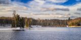 Ice starting to form, Audie Lake 1