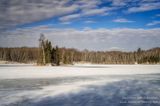 Early winter scene at Audie Lake