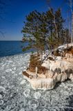 Pancake ice, Lake Superior,  south shore 2