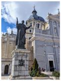 Almudena Cathedral - Pope John Paul II