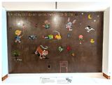 1951 mural Schulz painted for his daughters nursery in Colorado Springs