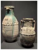 Turkish and Islamic Arts Museum: Pottery from the Umayyad Period (8th or 9th century)