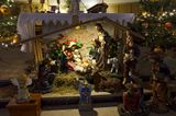 Nativity Scene At The Church Of St. Christopher