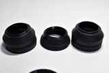 5 Generic rubber hoods of 49mm