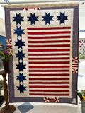 Quilt 94 back by Diane Kolka - God Bless America