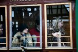 Arriving on the Budavari Siklo, Budapest, Hungary