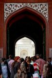 Framing Views of the Taj Mahal, Agra, India