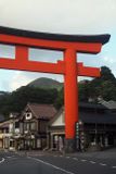 Torri Gate to the Town of Hakone, Japan