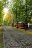 Parallel to the Trams Track, Prague, Czechia