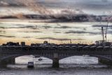 Blackfriars from Millennium Bridge, London, UK