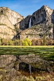 Yosemite Falls W/Reflection