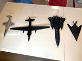 F-104, U2, SR71 & F-117