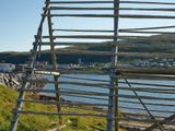 Old stockfish drying rack