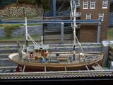 Boat in dry dock