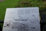 A chalk stream runs through the property