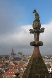 Un chien de garde sur le toit de la cathdrale de Notre Dame de Strasbourg