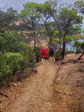 Coastal path walk from Tossa to Cala Pola
