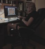 A game of chess with Mr. Apple before repose. 