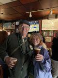St. Paddys Day pint with Bill at Ruskis