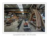 144 De spanten voor het dak