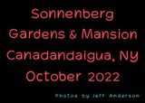 Sonnenberg Gardens & Mansion cover page.