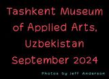 Tashkent Museum of Applied Arts, Uzbekistan cover page.
