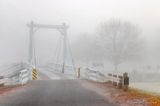 Kilmarnock Lock Swing Bridge In Fog 90D40603