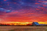 Red Sky Beyond Barn 90D40887-91