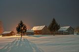 Barns On A Winter Night 90D52062