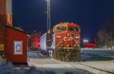 Eastbound Hopper Car Train At First Light 90D57413-7