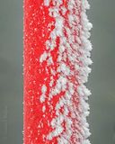 Hoarfrost On A Red Post DSCN121890