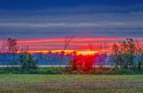Clouded Sunrise Beyond Distant Rideau Canal 90D70315-9