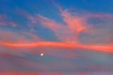 Waning Buck Moon Beyond Clouds At Sunrise 90D72810