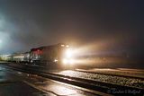 VIA Rail Train 41 In Predawn Misty Rain 90D98523