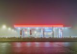 A&W & ESSO In Night Fog 90D101082-6