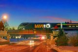 VIA Rail Train 41 Crossing Queen Street At Dawn 90D102687