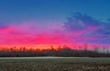 Sunrise Beyond Winter Field 90D105631