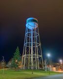 Water Tower Lit Blue For World Autism Month 90D106877-81