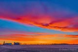 Sunrise Clouds Over Farm 90D107142-6