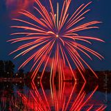 Canada Day 2024 Fireworks Reflected 90D116381